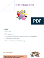 Tema 1. Ladquisició Del Llenguatge. Teories PDF