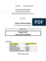 Essai au bleu methylene (Récupération automatique)