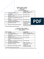 Revised Academic Calendar Tentative - DDE - MANUU