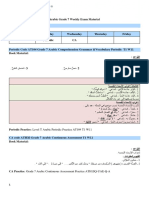 2223 Grade 7 Arabic Exam Related Materials T1 WK 11