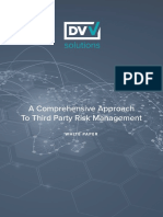 DVV Solutions A Comprehensive Approach To TPRM White Paper 20180103