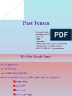 Past Tenses Formation and Usage Guide