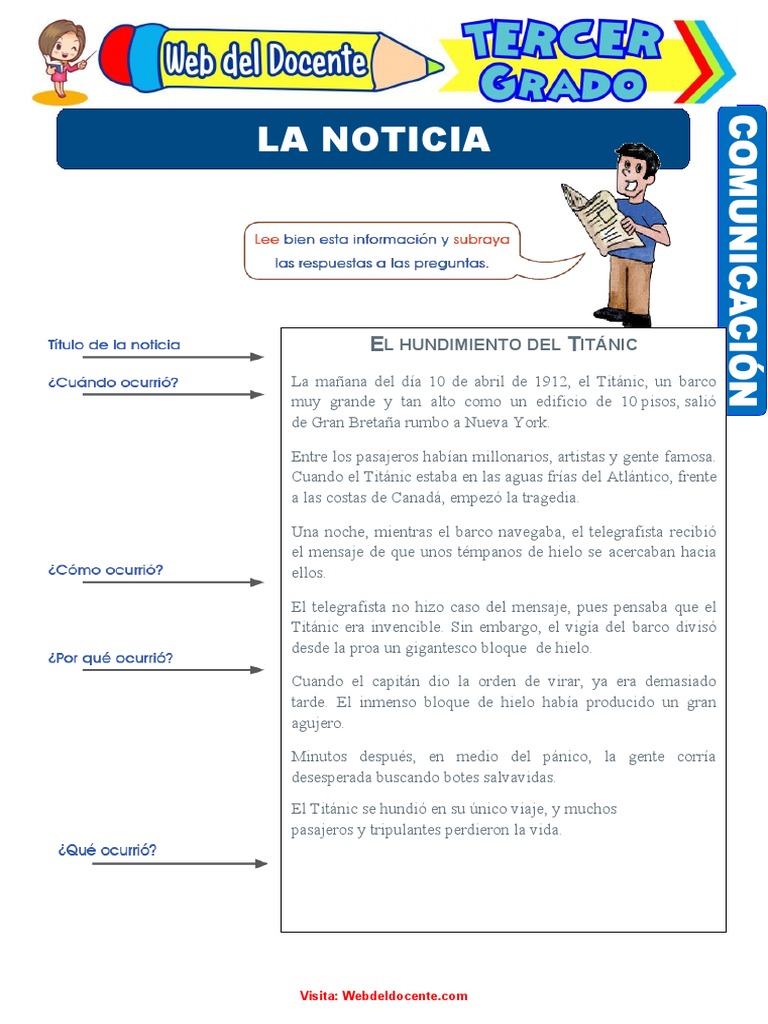 La Noticia para Primaria | PDF