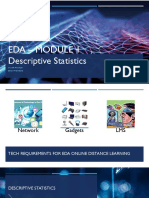 2021 EDA - Module 1 - DESCRIPTIVE STATISTICS Lecture Oct. 19