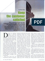 Keep The Customer Satisfied. (Cover Story)