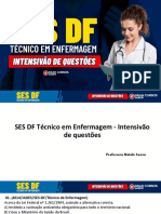 SES DF Técnico em Enfermagem - Intensivão de Questões