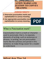 Lesson 3 Punctuation Marks and Capitalization Grade 9