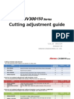 CJV150 CJV300 Cutting Adjustment Guide D501067 Ver 1 00