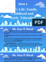 Rizal Life Family Childhood and Early Education