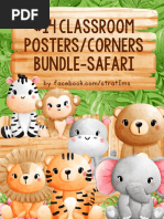 #14 ClassroomSchool SBM Corner Posters-Safari