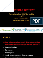 Soal Pretes Dan Posttest Komunikasi Efektif