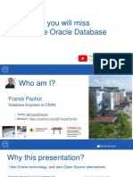 2019-Db-Franck Pachot-19 Features You Will Miss If You Leave Oracle Database-Praesentation