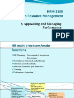 7 Appraising and Managing Performance 0122