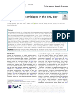 Juvenile Fish Assemblages in The Jinju Bay Region, Korea: Researcharticle Open Access