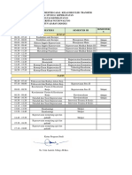 Jadwal Dan Sebaran S1 Keperawatan Reg TRANSFER Gasal 20-21 Cek