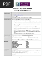 MS805 Course Outline 2022-23