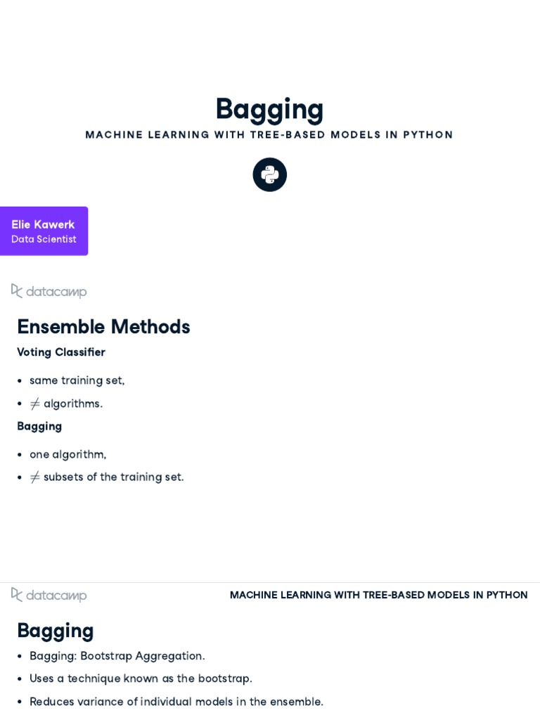 An InDepth Guide to Bagging, OutofBag Evaluation, and Random Forests