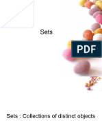 Sets Theory: Collection of Distinct Objects