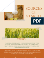 Sources of Starch
