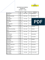 End Schedule Summer Trimester - Students