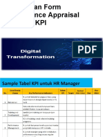 Penjelasan Cara Mengisi Form Performance Appraisal Berbasis KPI