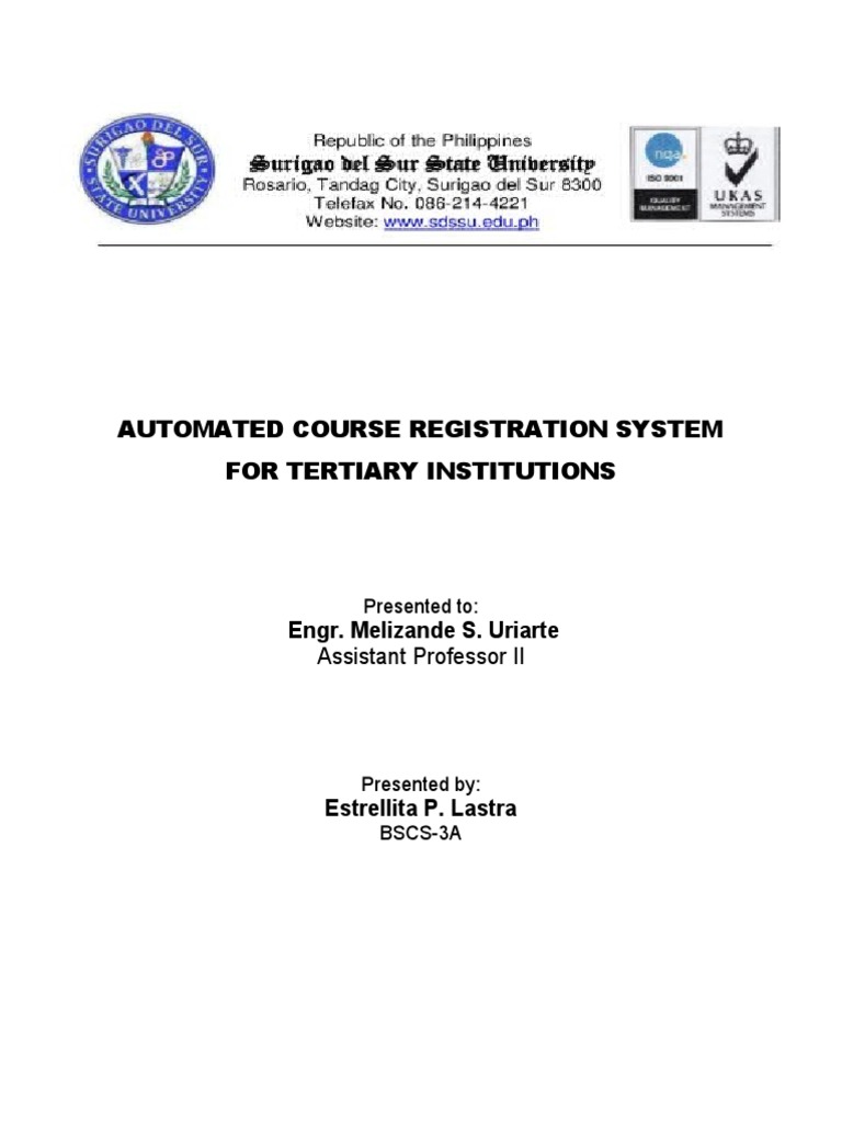 Software Engineering Final Project | PDF | Databases | Lecturer
