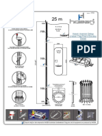 25M - Motorlu Galvanzi̇ Bayrak Di̇reği̇ - (25M Motorized Galvanized Flag Pole) (HN25-2023)