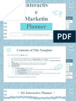 Interactive Marketing Planner by Slidesgo