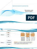 Silicon Physics, Crystal Growth and Defects