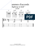 Diagrammes D'accords - Highway To Hell - ACDC
