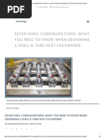 Shell and Tube Heat Exchanger