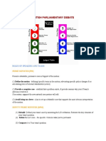 British Parliamentary Debate