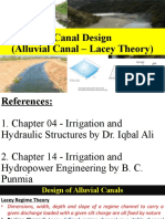 IE Lec - 7 Design of An Alluvial Canal-Lacey Theory