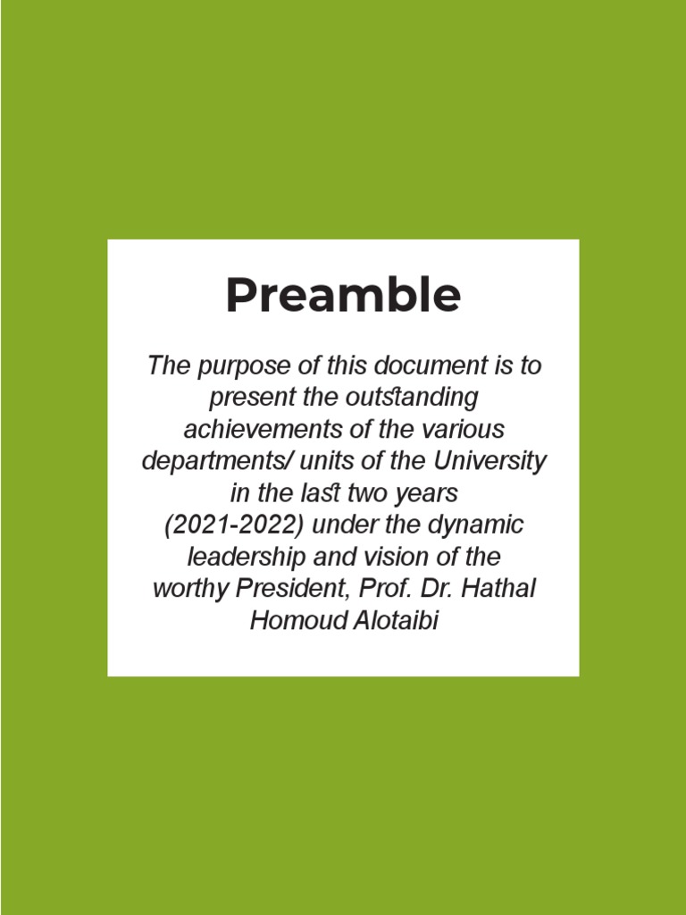 Preamble | PDF