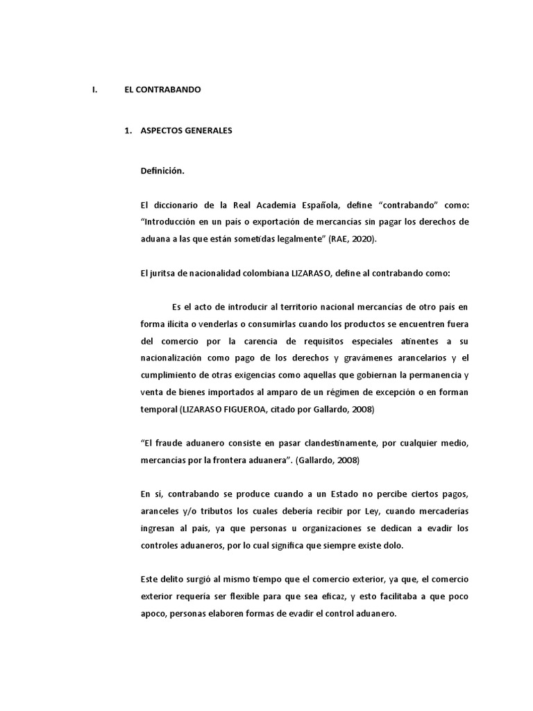 El Contrabando | PDF | Contrabando | aduana