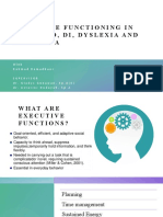 Executive Functioning in Asd, Adhd, Di, Dyslexia, Dyspraxia Revisi
