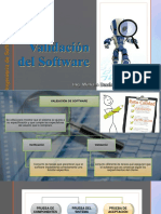 Validación de software: proceso de pruebas en tres etapas