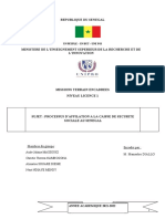 Republique Du Senegal: Membres Du Groupe: Encadré Par: M. Mamadou DIALLO