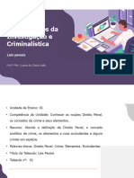 Fundamentos Direito Penal e Criminalística