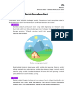 IPA Kelas 3 Bentuk Permukaan Bumi