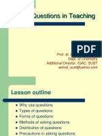 Effective Questioning Techniques for Teaching