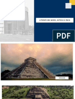 1 PPT Literatura Maya, Azteca e Inca