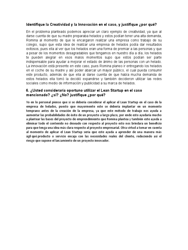 Preguntas 3 y 6 | PDF | Crecimiento personal y profesional | Negocios