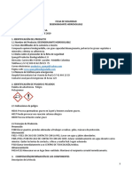 Desinfectante hidrosoluble desengrasante