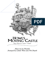 Howls Moving Castle Piano 4 Hands PDF Free