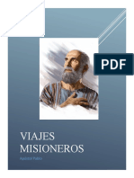 VIAJES MISIONEROS Del Aposto Pablo