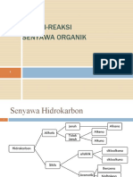 Reaksi-Reaksi Senyawa Kimia Organik