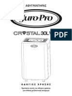 Juro-Pro Crystal 30L WiFi Dehumidifier GREEK