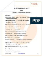 NCERT Class 12 Maths Relations and Functions