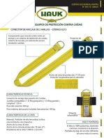 HT Conector de Anclaje de 2 Anillas Hauk E215